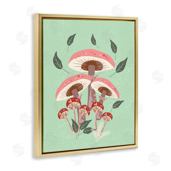 Stupell Industries Diane Labombarbe | Mushrooms And Falling Leaves