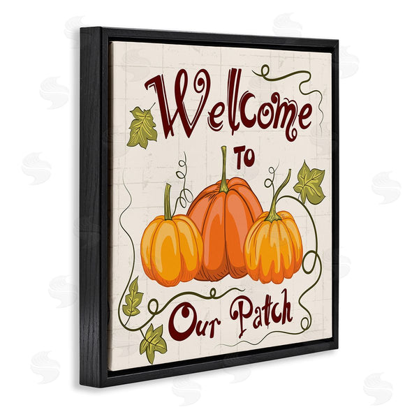 Stupell Industries Diane Labombarbe | Pumpkin Patch Welcome Wall Art