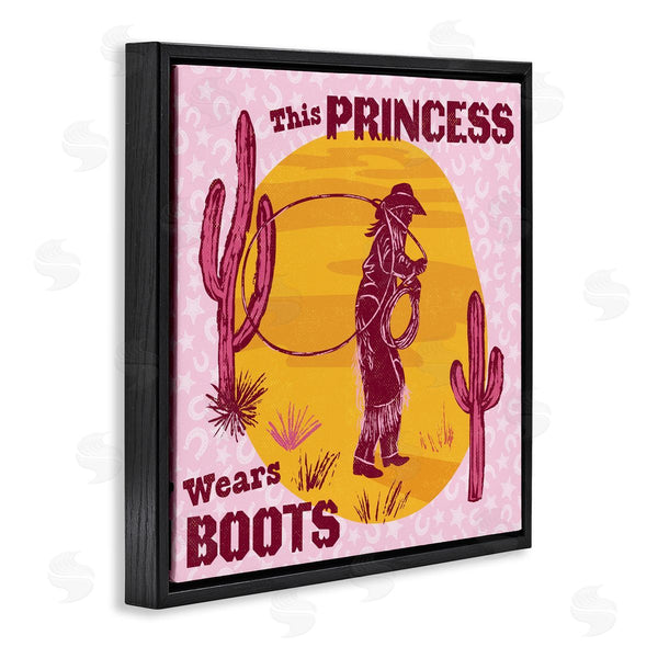 Stupell Industries Diane Labombarbe | This Princess Wears Boots
