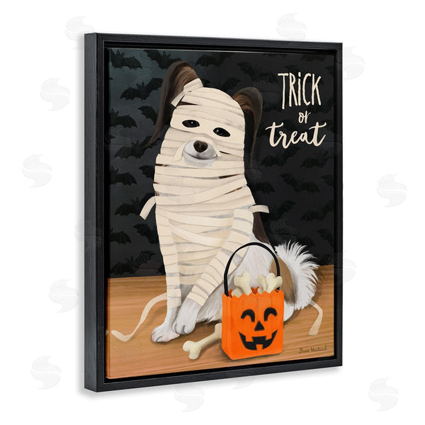 Stupell Industries Diane Neukirch | Dog Wearing Mummy Costume Wall Art