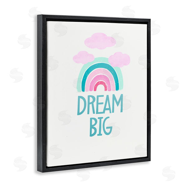 Stupell Industries Diane Neukirch | Dream Big Rainbow & Clouds Wall Art