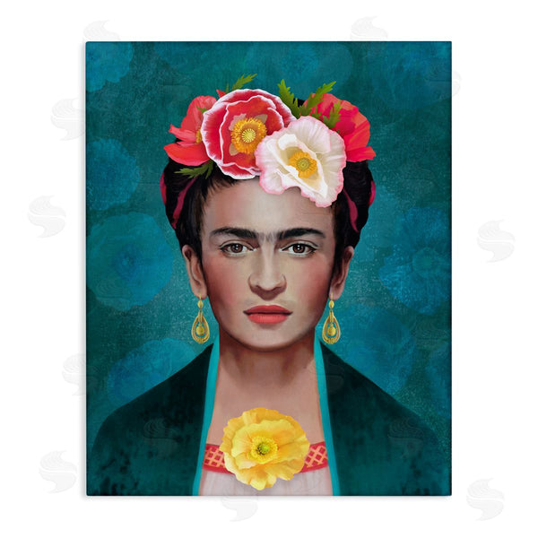 stupell industries Diane Neukirch | Frida Kahlo Floral Portrait Wall Art