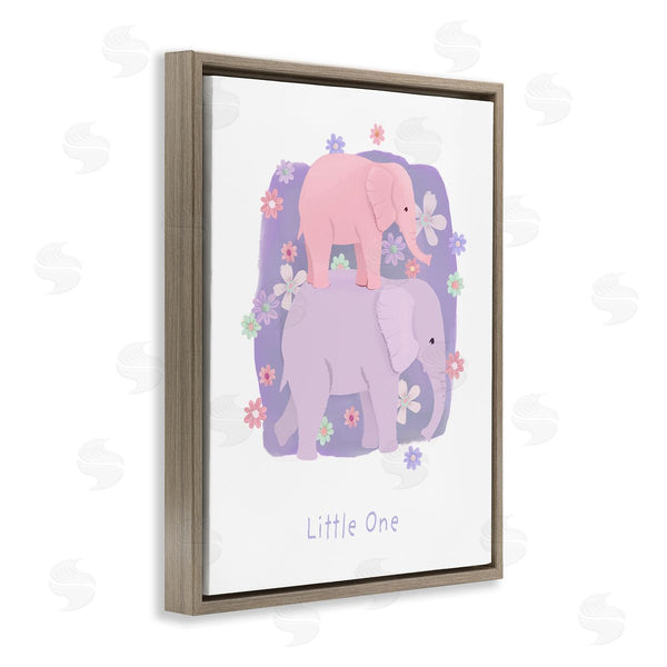 Stupell Industries Diane Neukirch | Little One Baby Elephant Wall Art