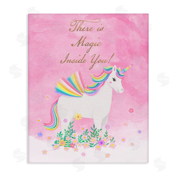 stupell industries Diane Neukirch | Magic Inside You Unicorn Wall Art