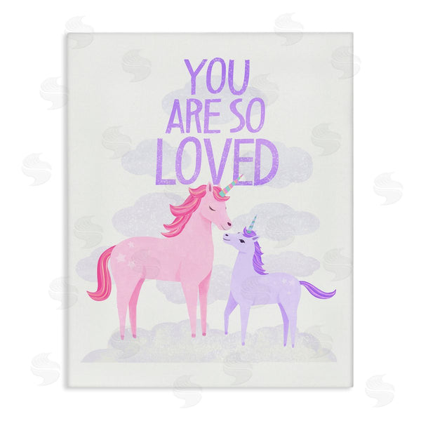 stupell industries Diane Neukirch | Pink & Purple Unicorns Wall Art