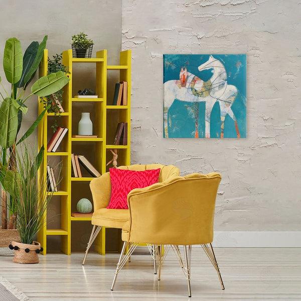 Stupell Industries Dianna Fritzler | In Sync Abstract Horse Pair Wall Art