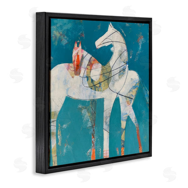 Stupell Industries Dianna Fritzler | In Sync Abstract Horse Pair Wall Art