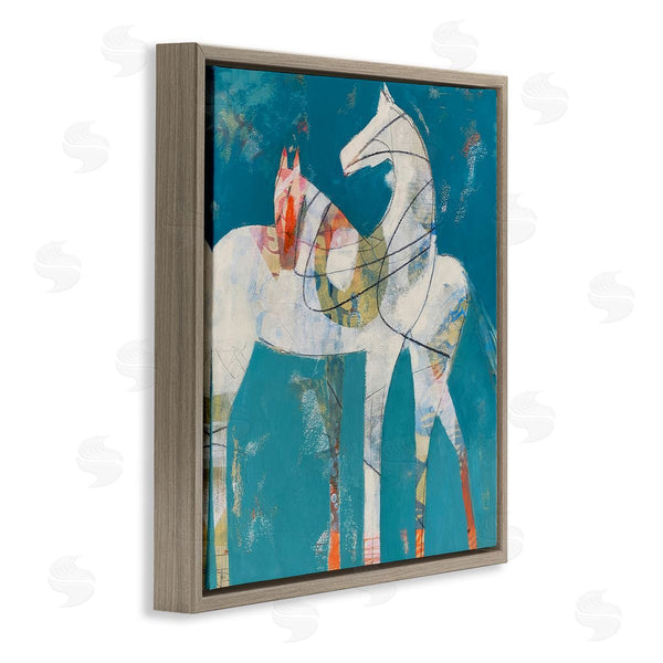 Stupell Industries Dianna Fritzler | In Sync Abstract Horse Pair Wall Art