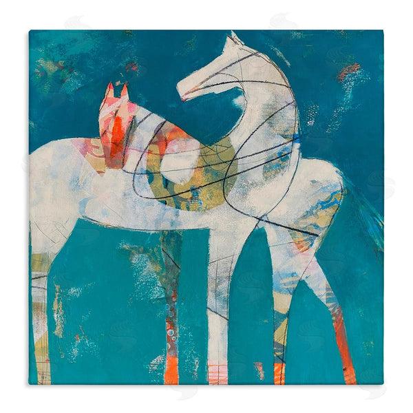 stupell industries Dianna Fritzler | In Sync Abstract Horse Pair Wall Art