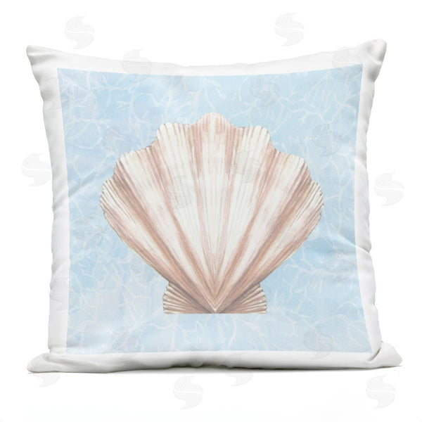 Stupell Industries Diannart | Aquatic Clam Shell Water Pattern Printed Throw Pillow