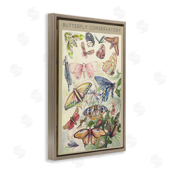 Stupell Industries Diannart | Butterfly Conservatory Insects Wall Art