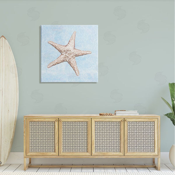 Stupell Industries Diannart | Detailed Starfish Blue Water Pattern Wall Art