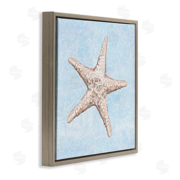 Stupell Industries Diannart | Detailed Starfish Blue Water Pattern Wall Art