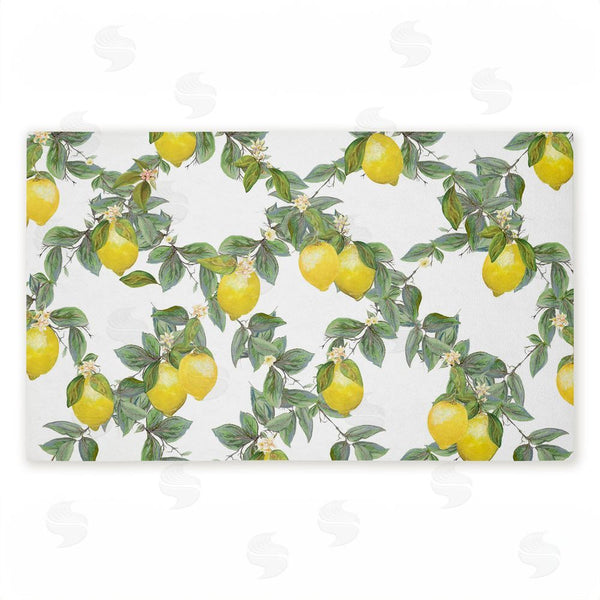 stupell industries Diannart | Fruity Lemony Vine Pattern Non-Woven Door Mat