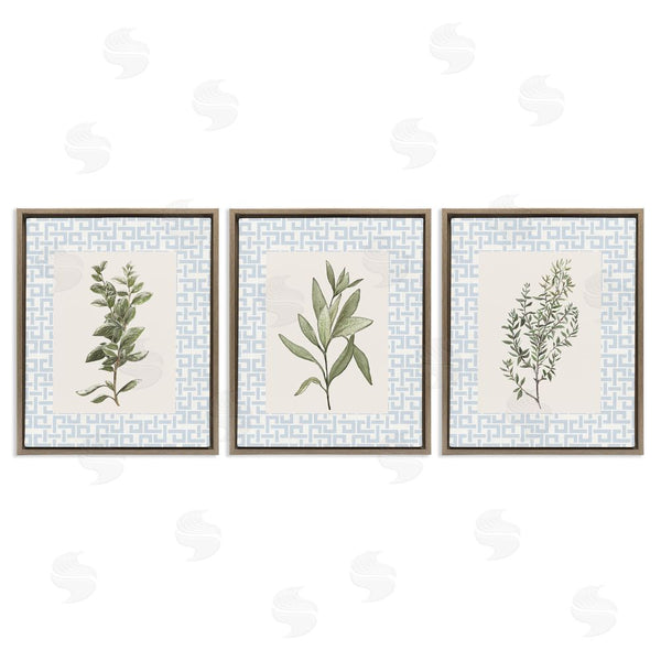 Stupell Industries Diannart | Kitchen Herbs On Geometric Wall Art