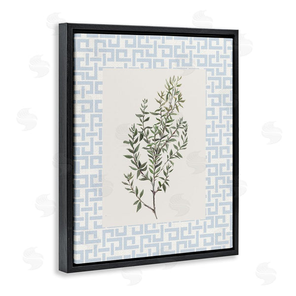 Stupell Industries Diannart | Leafy Herb On Geometric Wall Art
