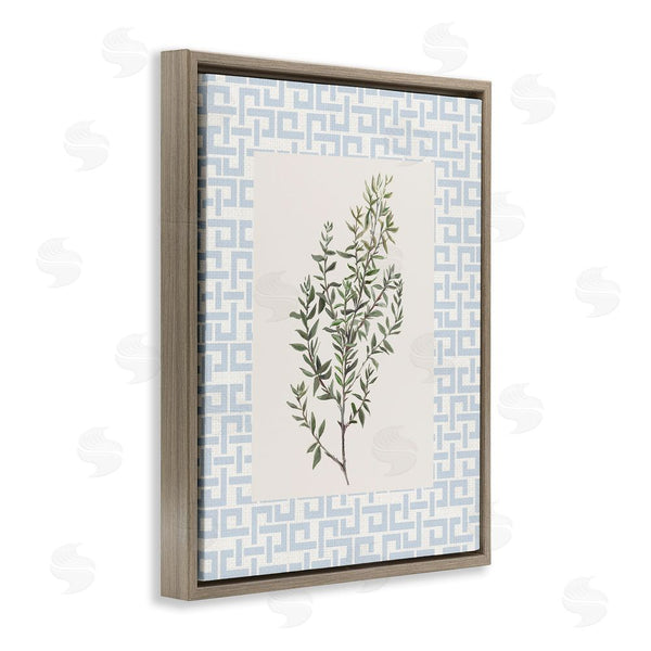 Stupell Industries Diannart | Leafy Herb On Geometric Wall Art