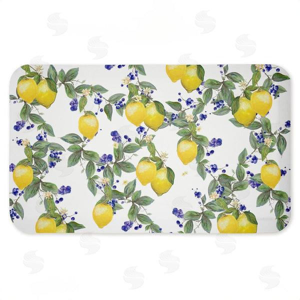 stupell industries Diannart | Lemony Vine Pattern Anti-Fatigue Mat