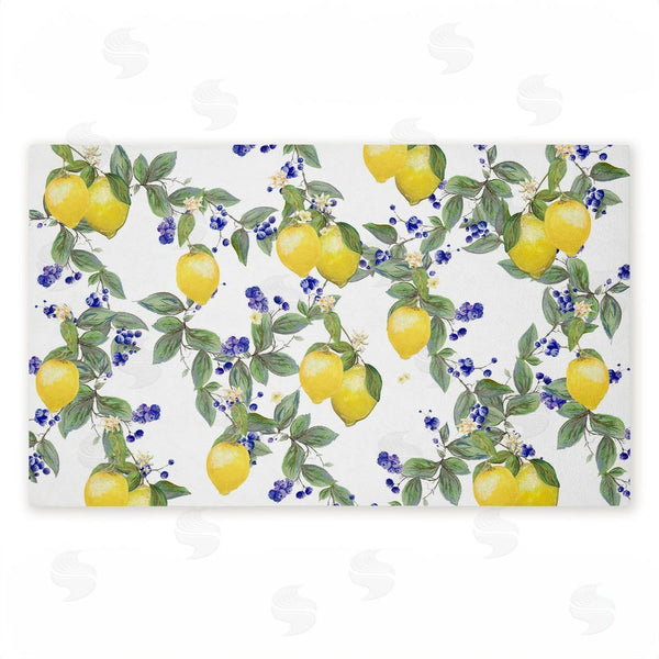 stupell industries Diannart | Lemony Vine Pattern Non-Woven Door Mat