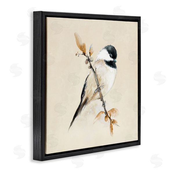 Stupell Industries Diannart | Muted Watercolor Chickadee Wall Art