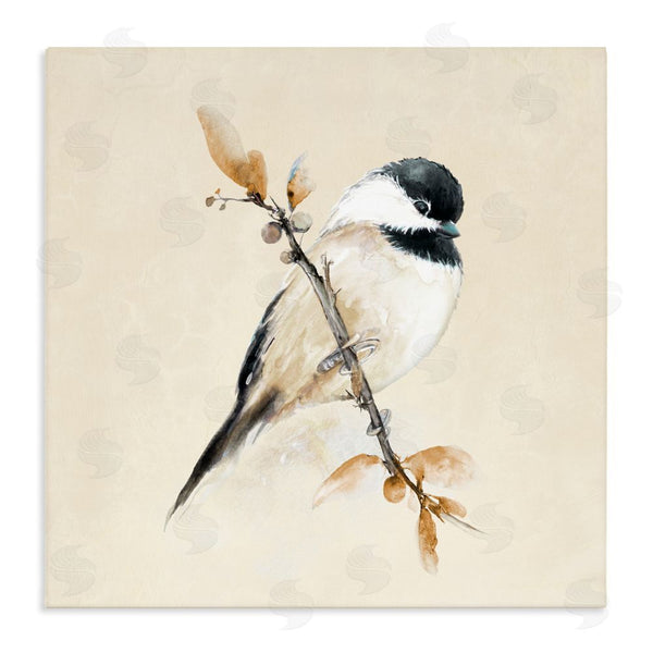 stupell industries Diannart | Muted Watercolor Chickadee Wall Art