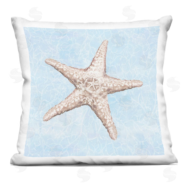 stupell industries Diannart | Nautical Starfish Sea Life Printed Throw Pillow