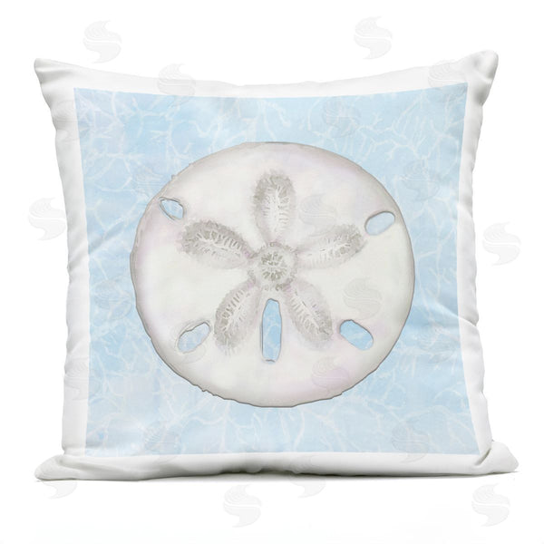 Stupell Industries Diannart | Sand Dollar Coastal Sea Life Printed Throw Pillow
