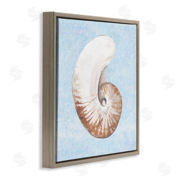 Stupell Industries Diannart | Sea Life Nautilus Water Pattern Wall Art