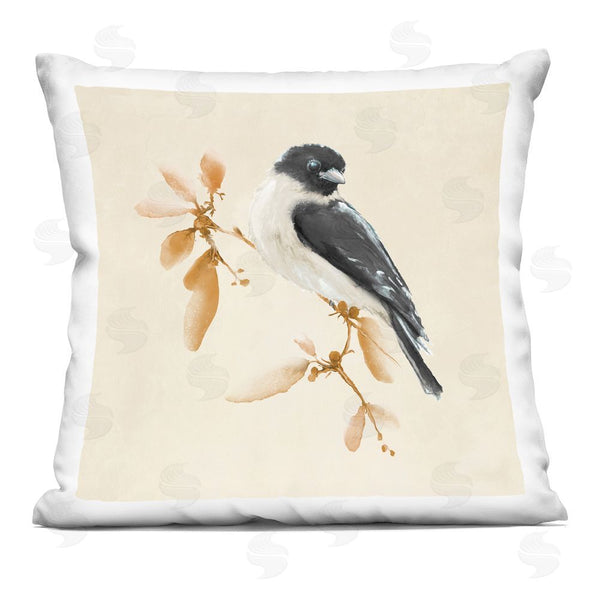 stupell industries Diannart | Subtle Watercolor Chickadee Throw Pillow