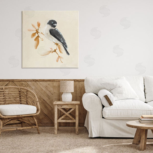Stupell Industries Diannart | Subtle Watercolor Chickadee Wall Art