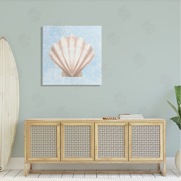 Stupell Industries Diannart | Water Pattern Aquatic Clam Shell Wall Art