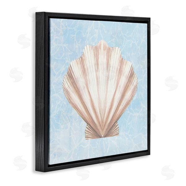 Stupell Industries Diannart | Water Pattern Aquatic Clam Shell Wall Art