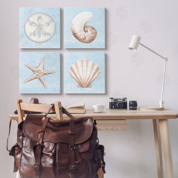 Stupell Industries Diannart | Water Patterned Sea Life Shells Wall Art