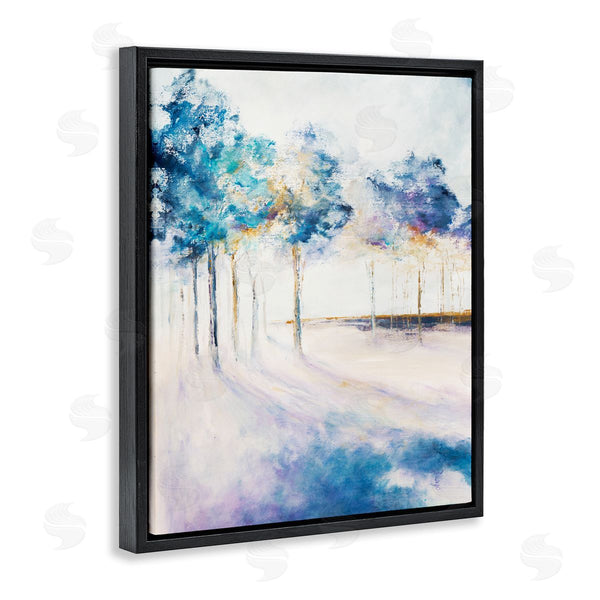 Stupell Industries Dina D'Argo | Abstract Blue Tree Shadows In Forest Landscape Wall Art