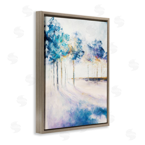 Stupell Industries Dina D'Argo | Abstract Blue Tree Shadows In Forest Landscape Wall Art