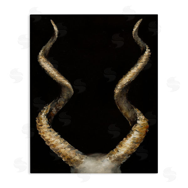 stupell industries Dina D'Argo | Goat Horns Black Gold