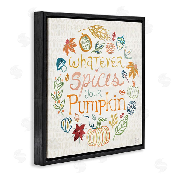 Stupell Industries Dina June | Funny Fall Spice Pumpkin