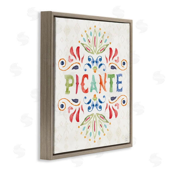 Stupell Industries Dina June | Picante Con Patrón Vibrante Wall Art