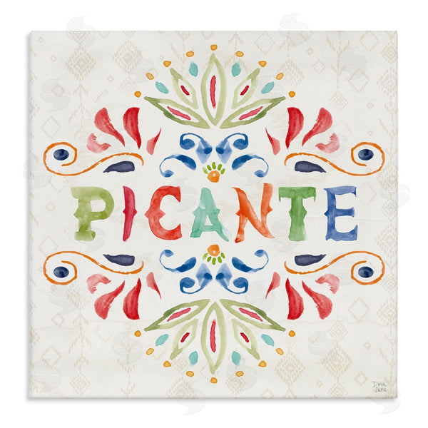 stupell industries Dina June | Picante con Patrón Vibrante Wall Art