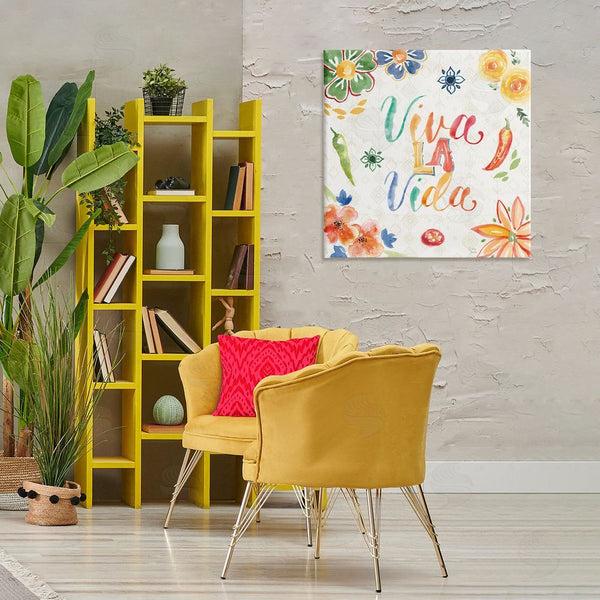 Stupell Industries Dina June | Viva La Vida Celebración Wall Art