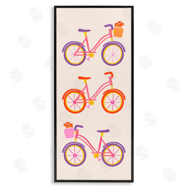 Stupell Industries Dina Riddle | Bright Bikes Bicycle Trio