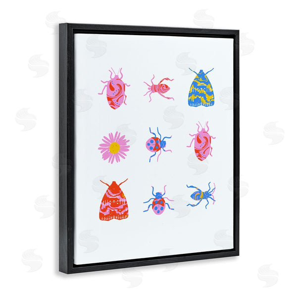 Stupell Industries Dina Riddle | Pollinator Insects Assortment