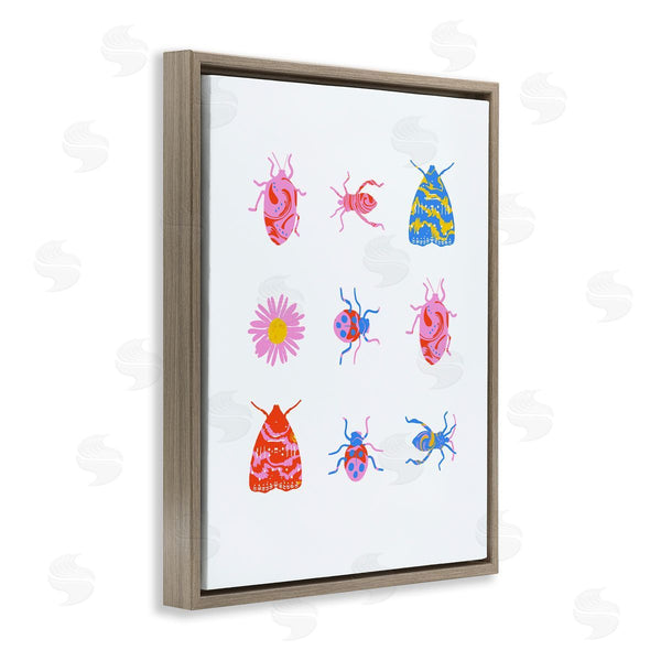 Stupell Industries Dina Riddle | Pollinator Insects Assortment