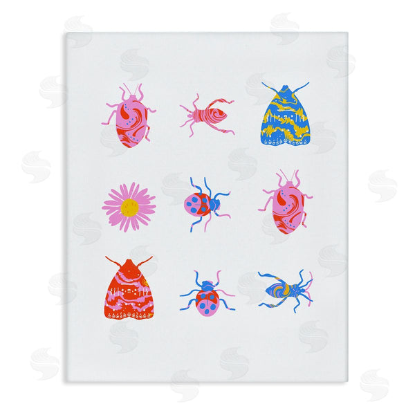 stupell industries Dina Riddle | Pollinator Insects Assortment