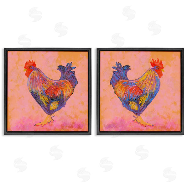 Stupell Industries Dina Riddle | Rooster With Warm Hues