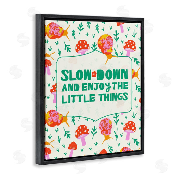 Stupell Industries Dina Riddle | Slow Down And Enjoy Snails