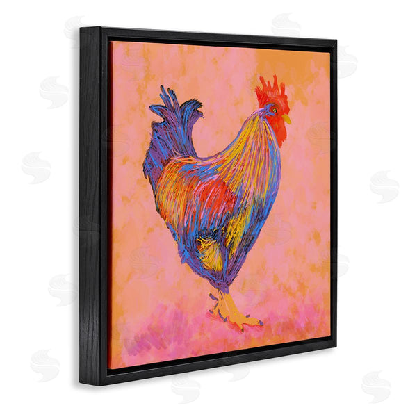 Stupell Industries Dina Riddle | Warm Hued Vibrant Rooster