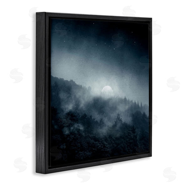 Stupell Industries Dirk Wustenhagen | Foggy Full Moon Night Sky Wall Art