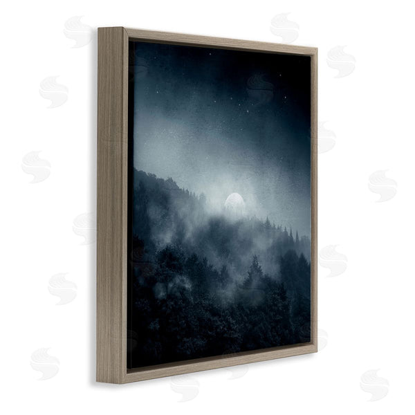 Stupell Industries Dirk Wustenhagen | Foggy Full Moon Night Sky Wall Art