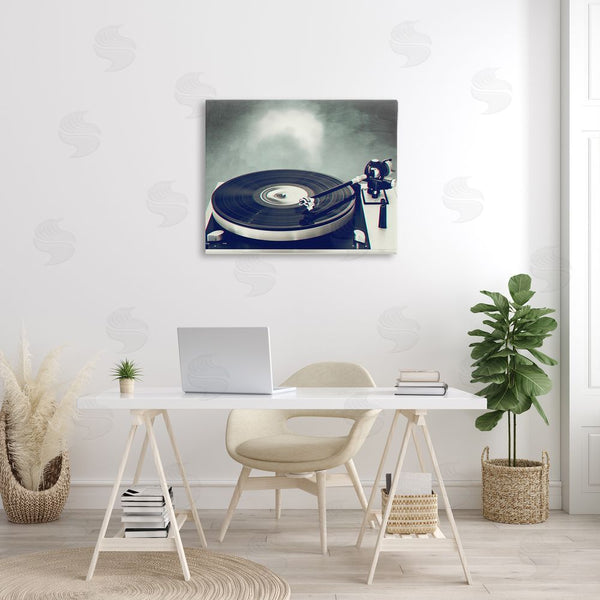 Stupell Industries Dirk Wustenhagen | Vintage Record Turntable Wall Art